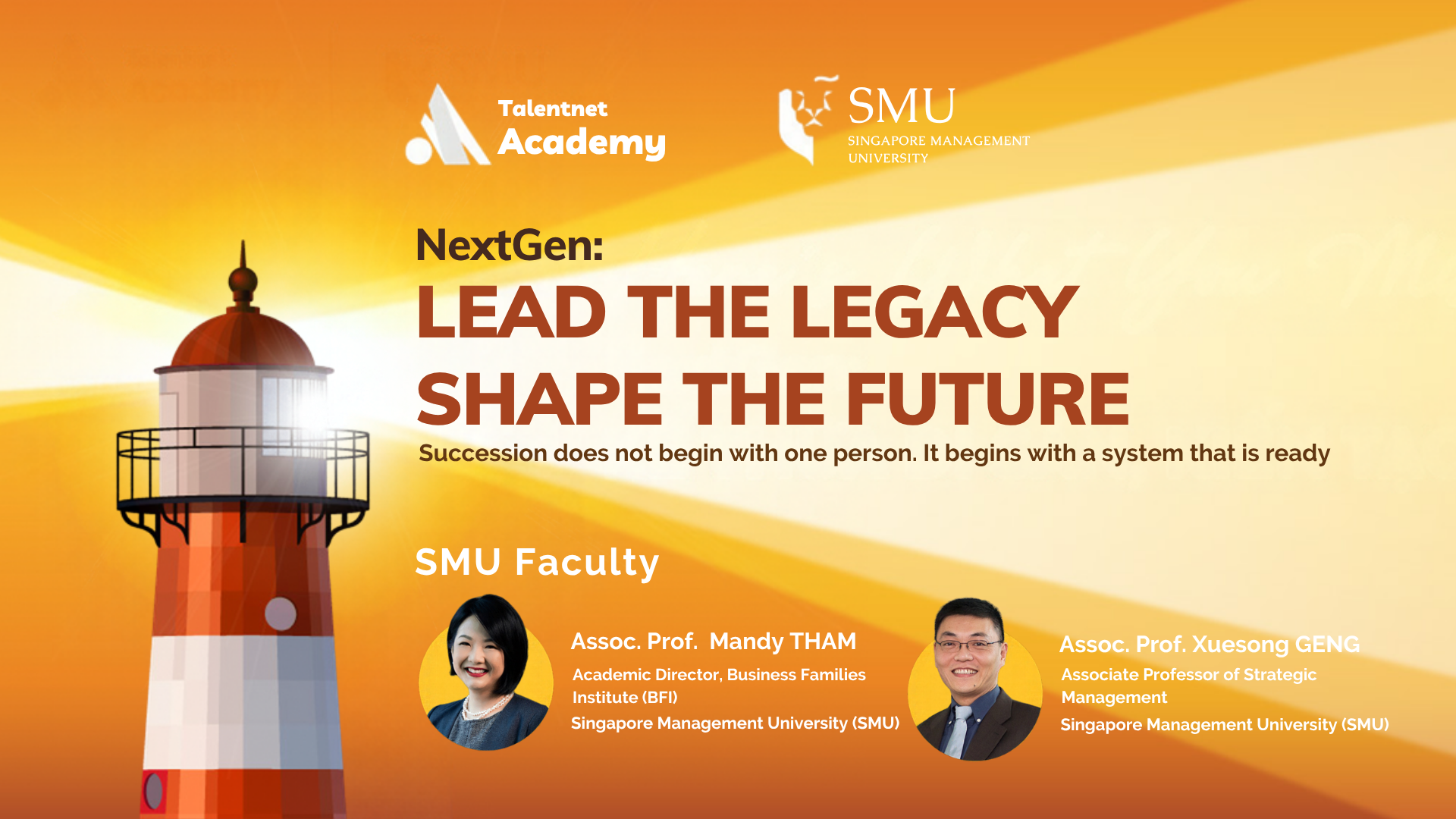 NEXTGEN: LEAD THE LEGACY - SHAPE THE FUTURE